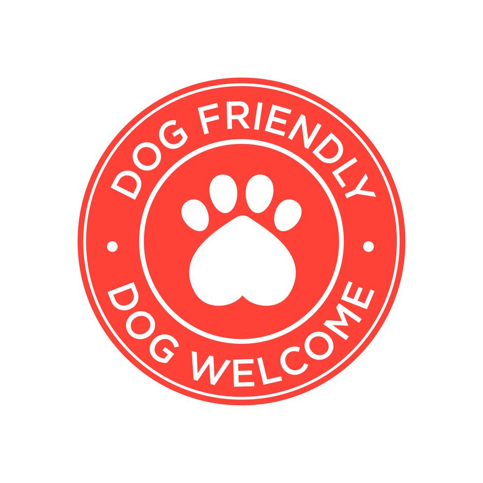 Dog friendly icon 460888 Vector Art at Vecteezy
