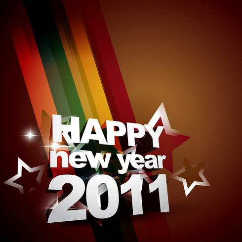 happy new year background vector