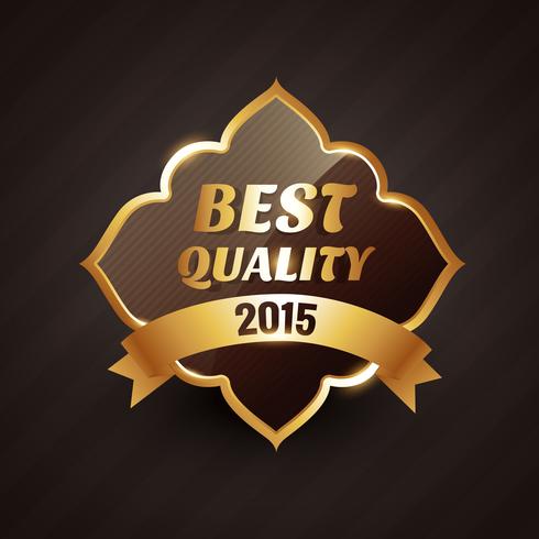 2015 best quality golden label vector design