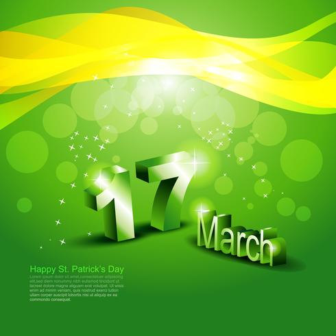 S t. patrick day design vector