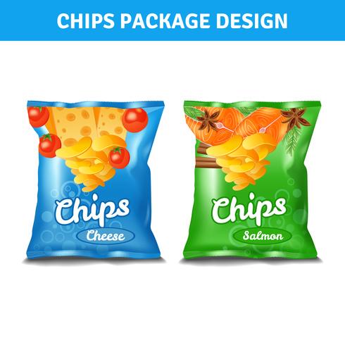 Chips Pack Design  vector