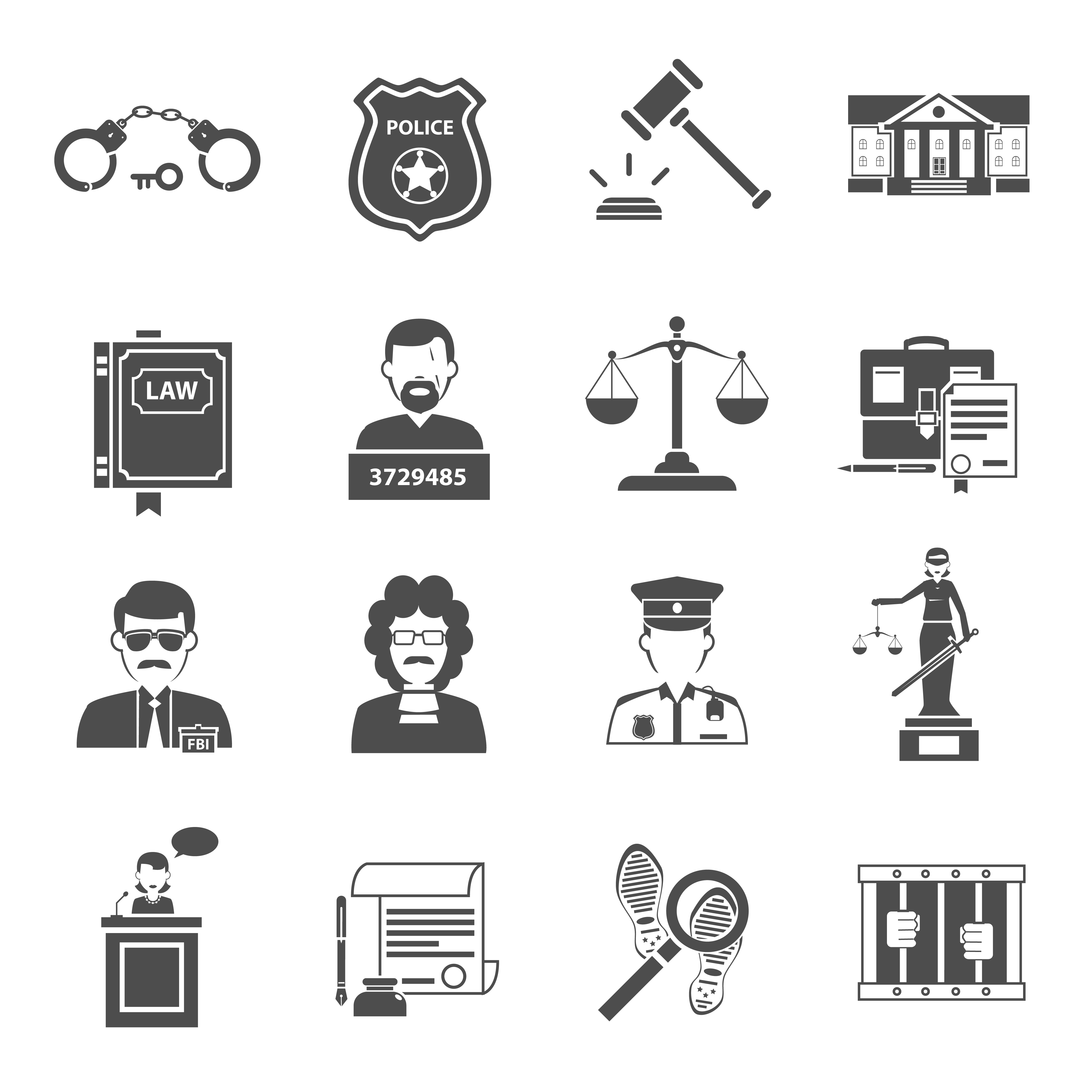 Law Icon Flat 461605 - Download Free Vectors, Clipart Graphics & Vector Art