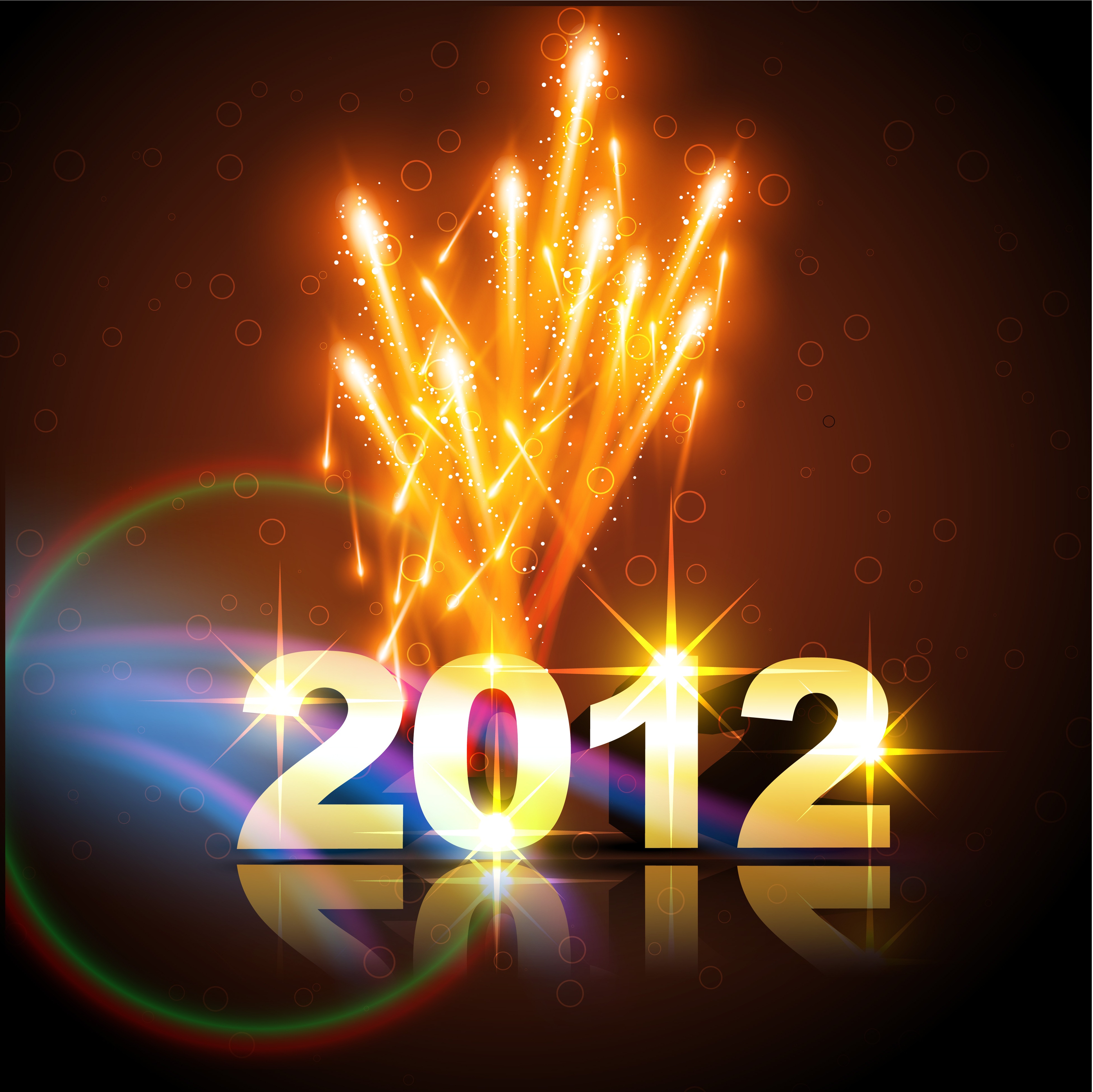 A Happy New Year Or An Happy New Year vector happy new year 461610 Vector Art at Vecteezy