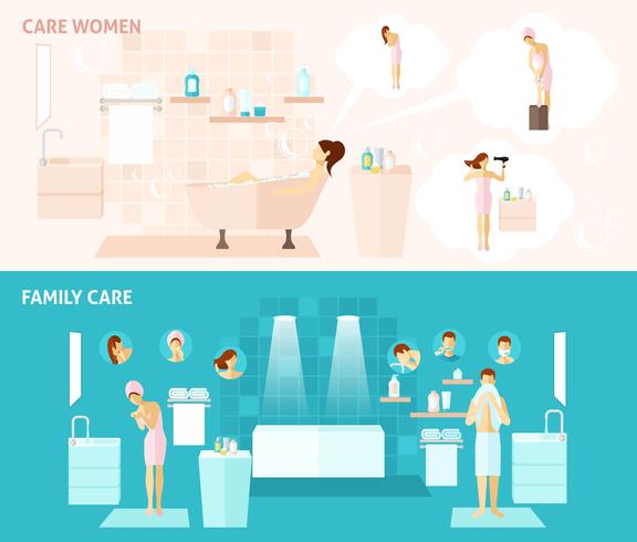 Family And Woman Care Banner vector