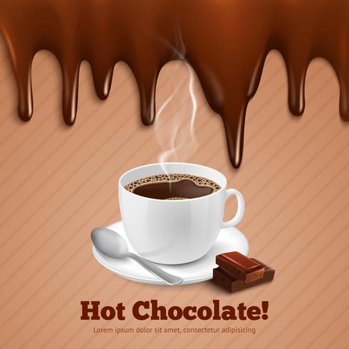 Fondo de chocolate y café vector