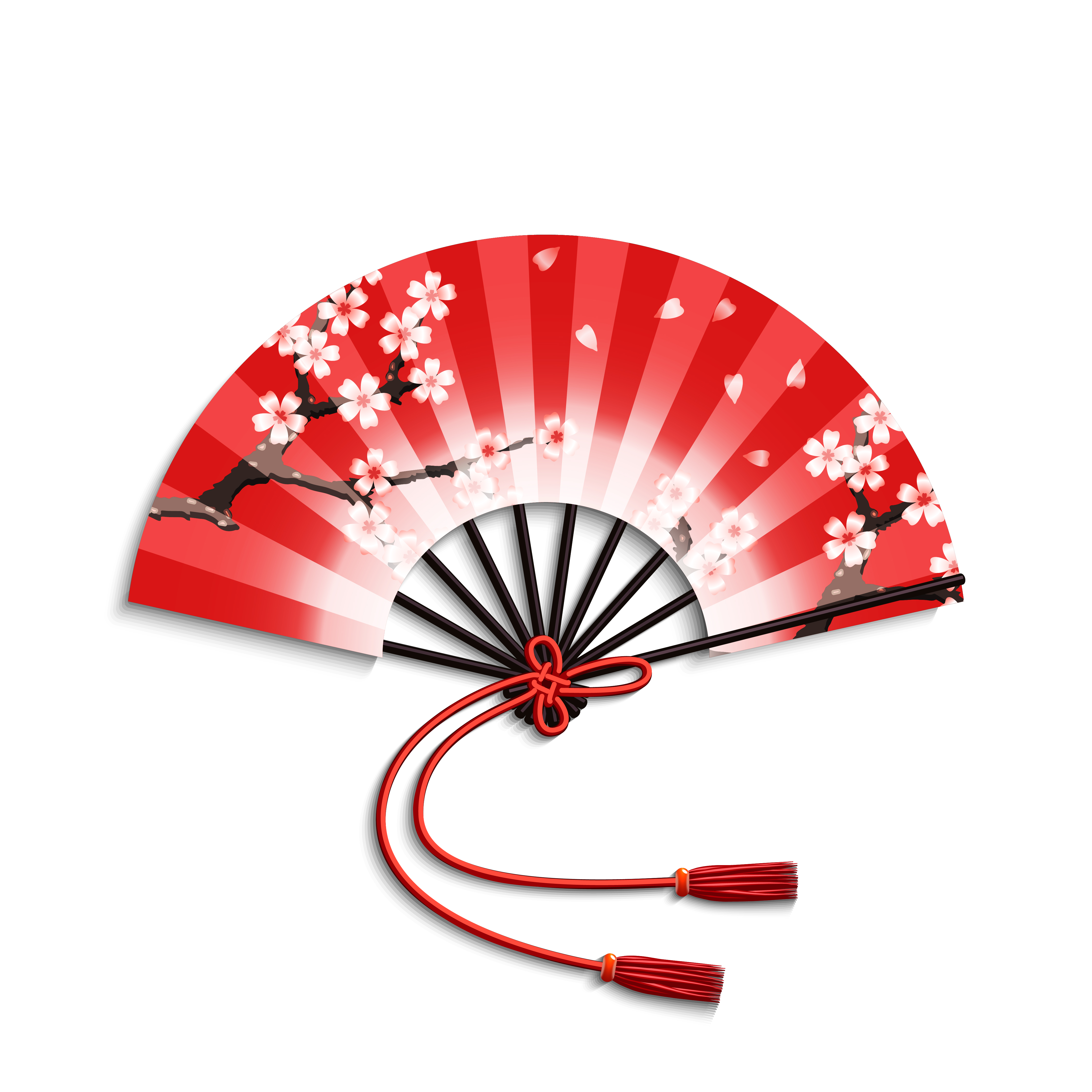 Japanese Folding Fan 462217 - Download Free Vectors, Clipart Graphics ...