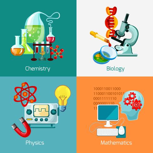 Science Icons Set vector