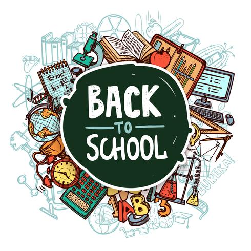 Back To School Concept vector