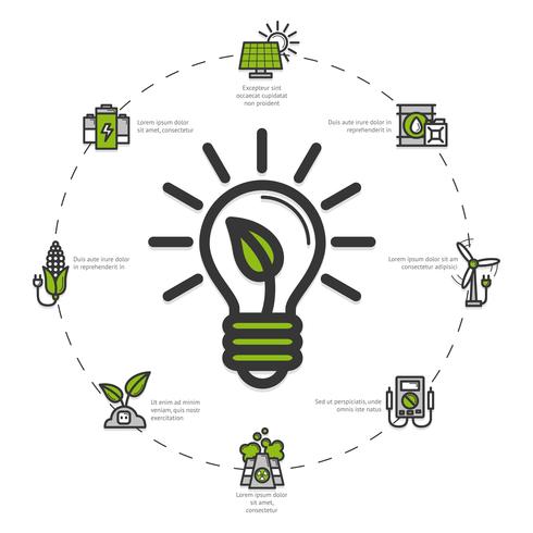 Green Energy Illustration vector