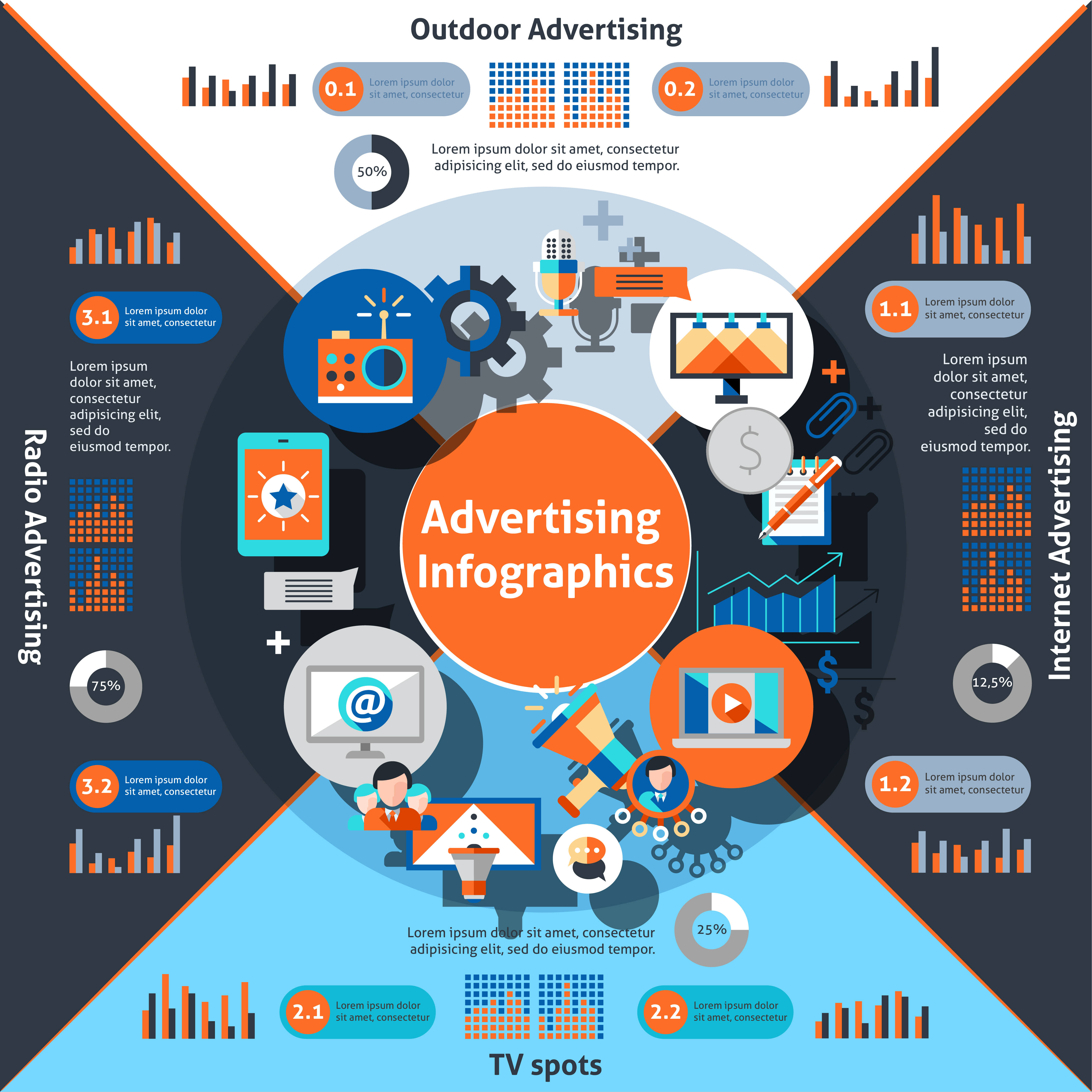 advertising-infographics-set-462428-vector-art-at-vecteezy