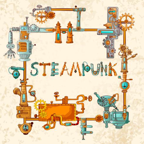 Industrial Machines Frame vector