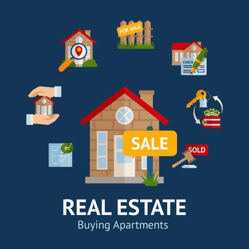 Real Estate Illustration vector