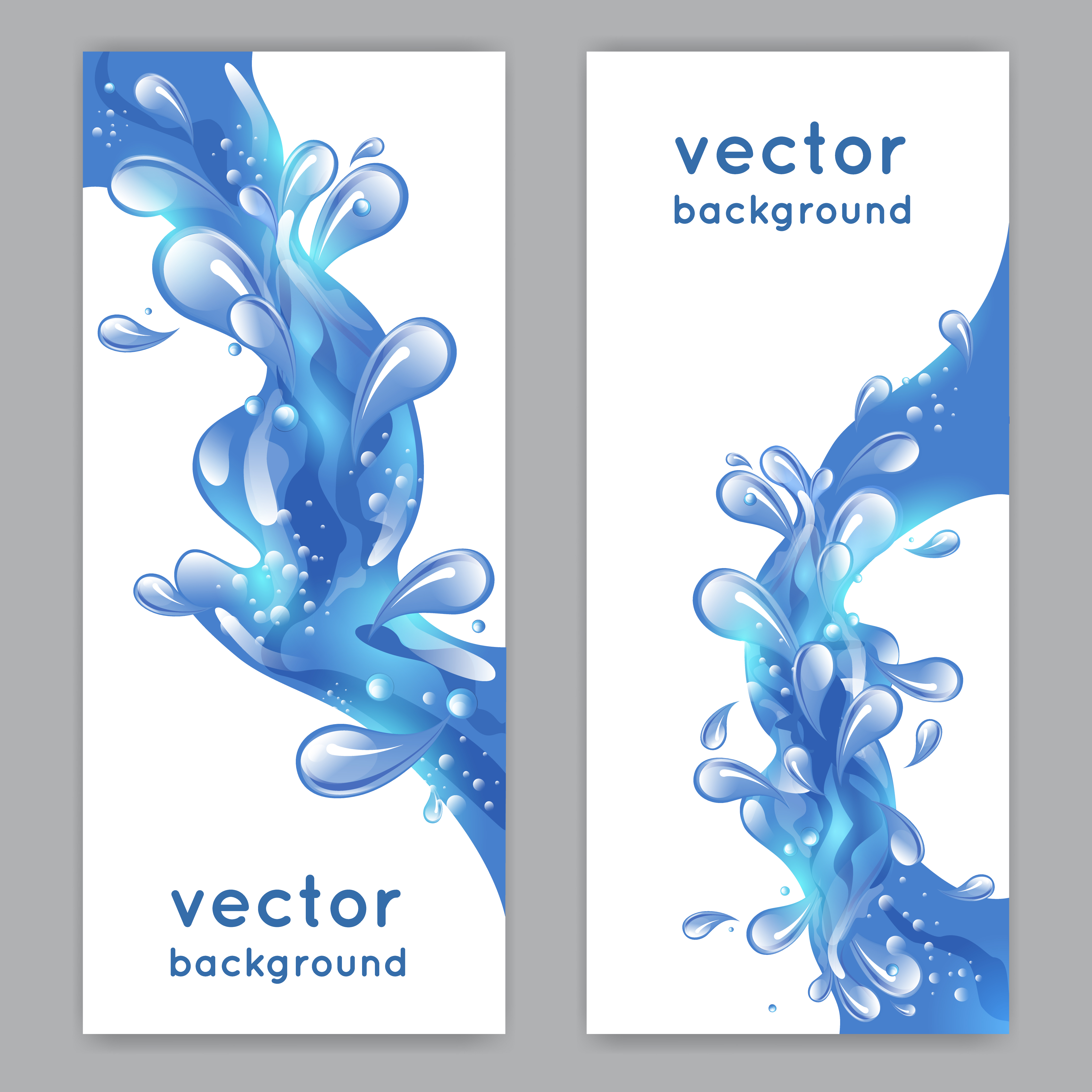 Water Splash Banner Download Free Vectors Clipart Graphics