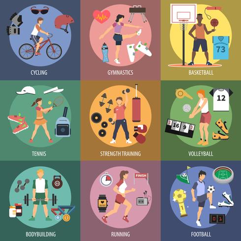 Sport People Concepts vector