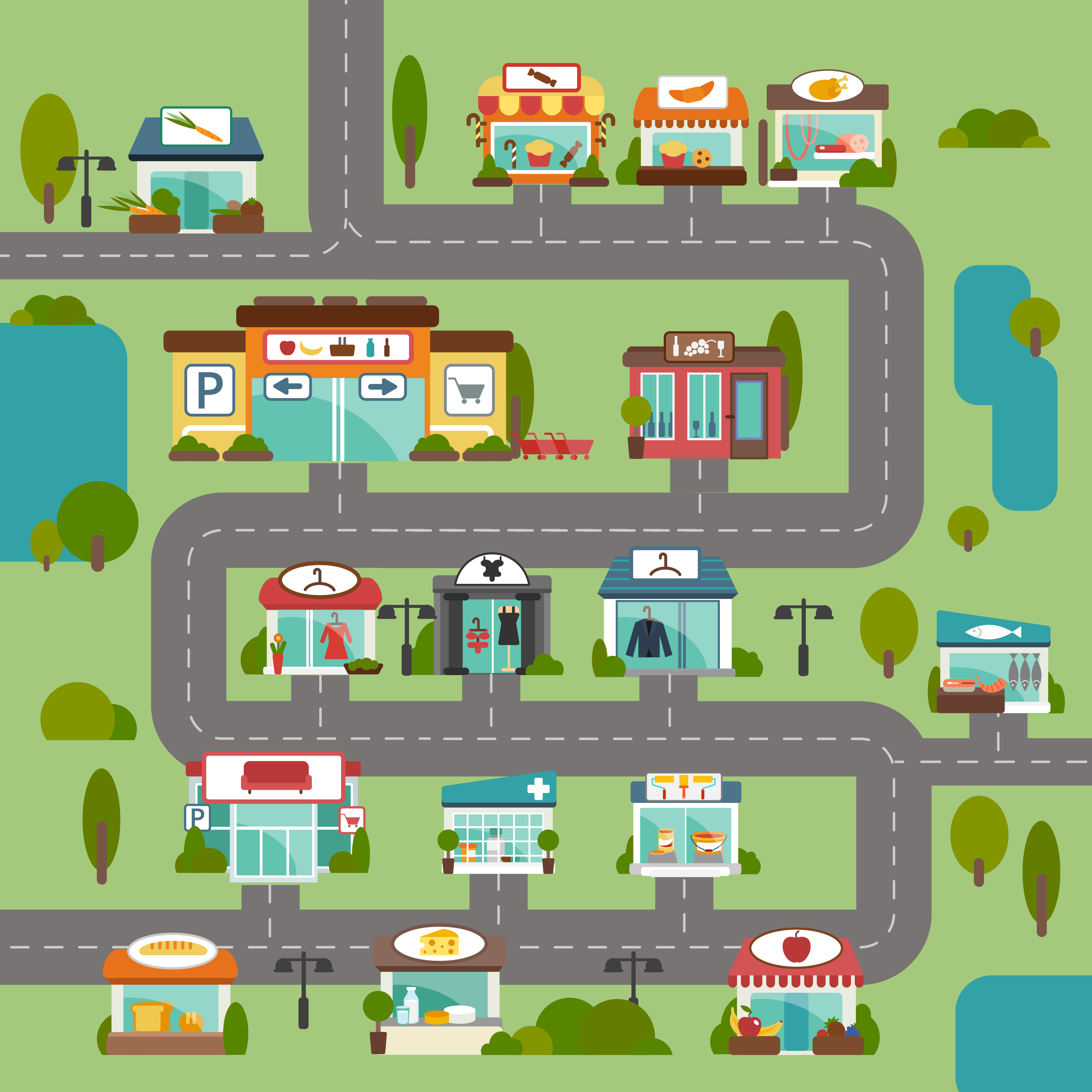 store-building-road-462845-vector-art-at-vecteezy