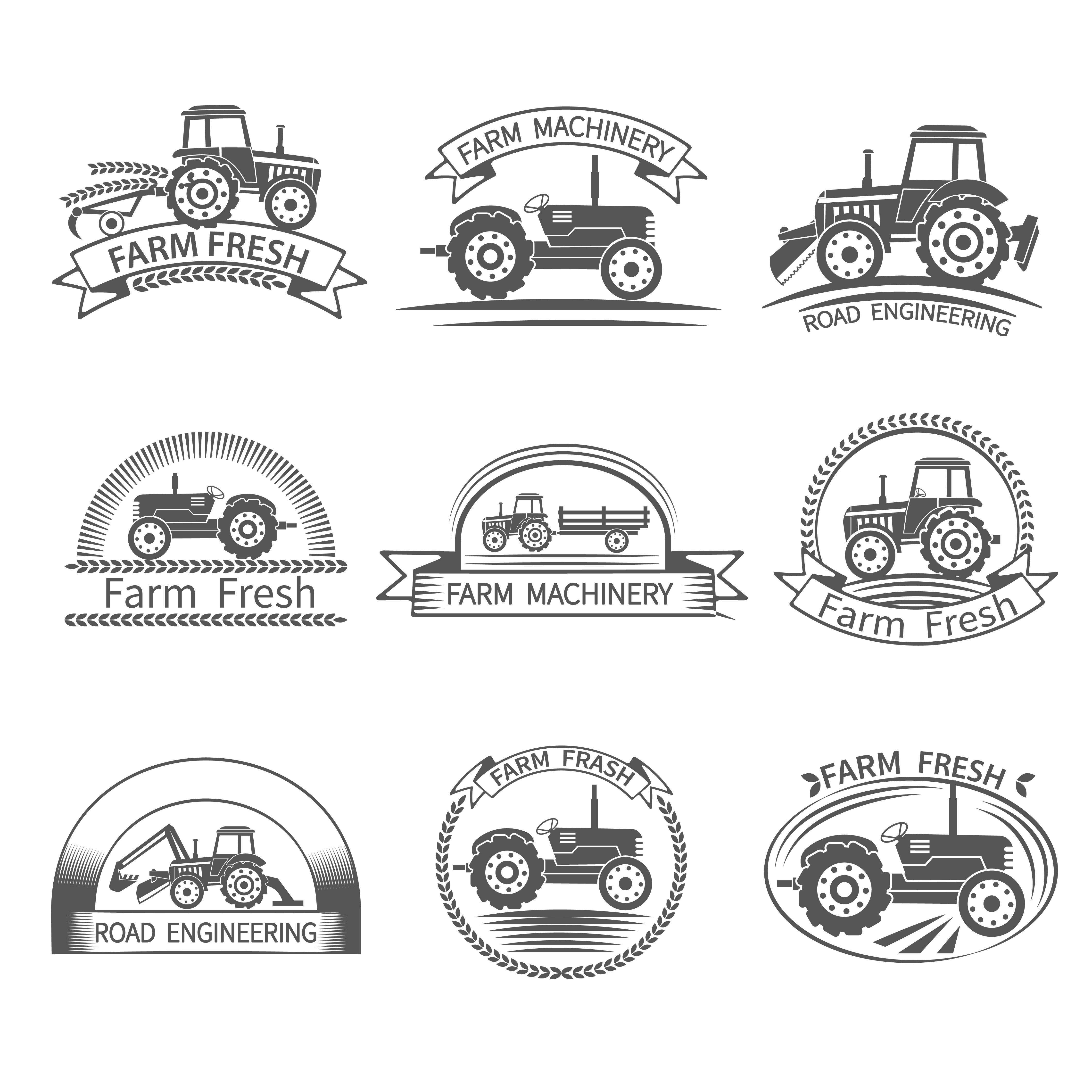 Tractor Driver Label - Download Free Vectors, Clipart Graphics & Vector Art