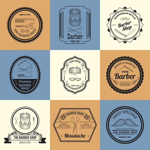 Barber Shop Logos Vector Art At Vecteezy