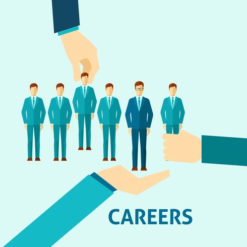 Career Flat Icon vector