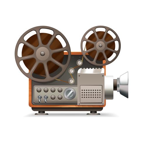 Film Projector Realistic vector