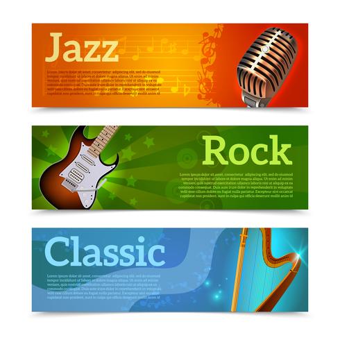 Music Festival Banners vector