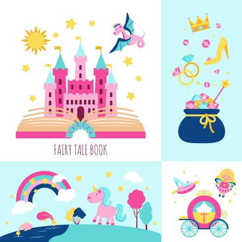 Fairy Tale Concept vector