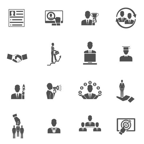 Career Icons Set vector