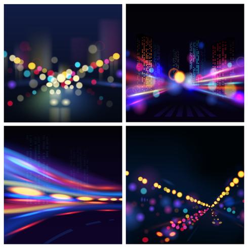 City Blur Background vector