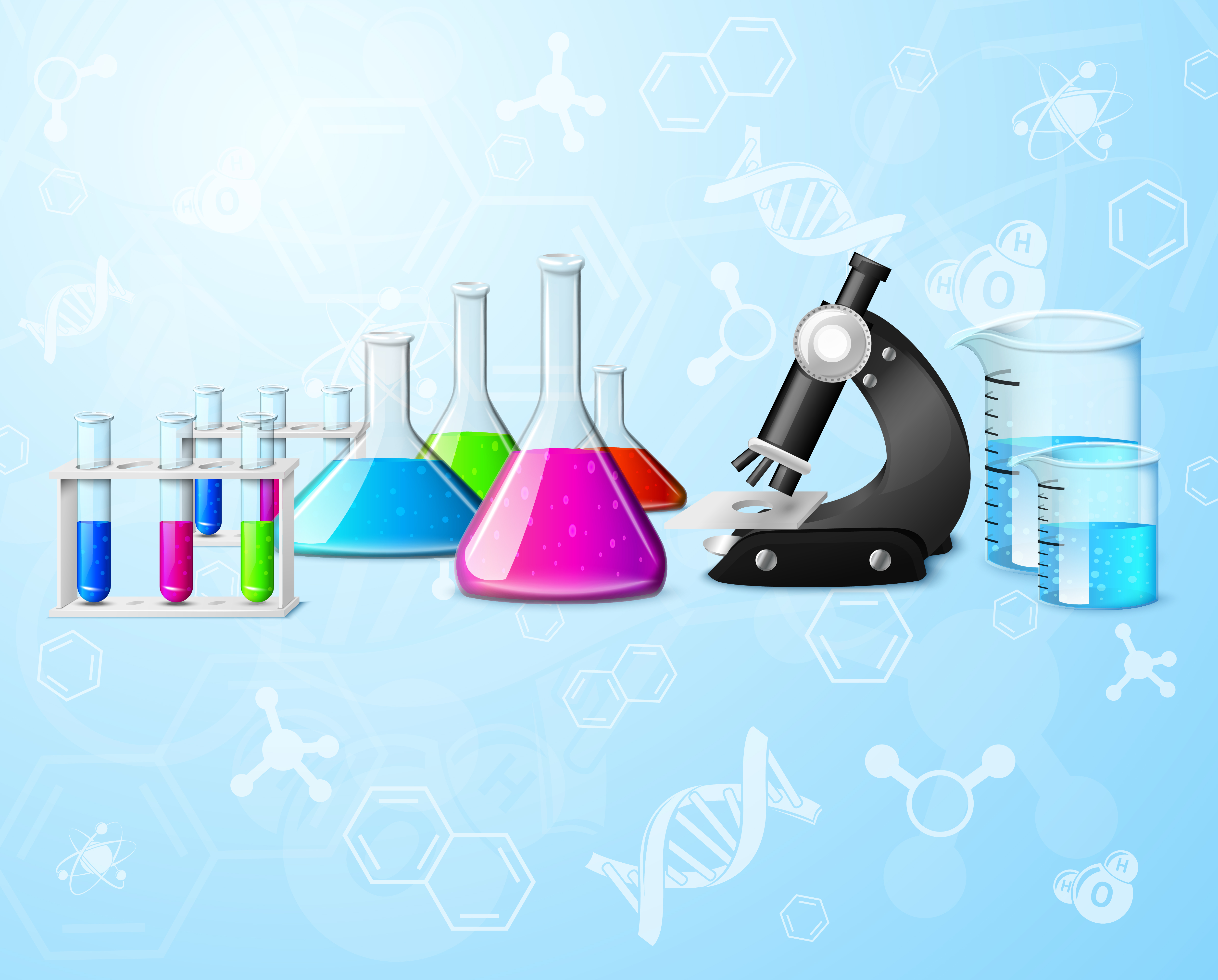 Scientific laboratory background 463445 Vector Art at Vecteezy