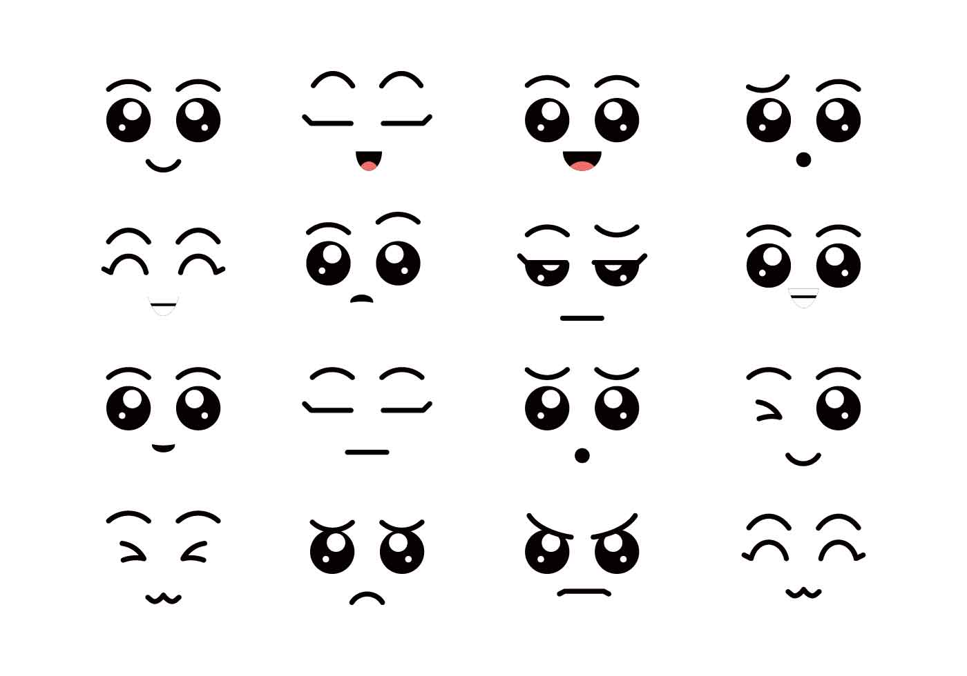 Download Cartoon Eyes 463557 Vector Art at Vecteezy