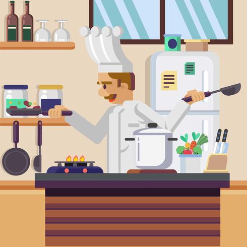 Cocinero vector