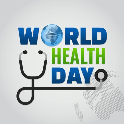 Vector de diseño del día mundial de la salud