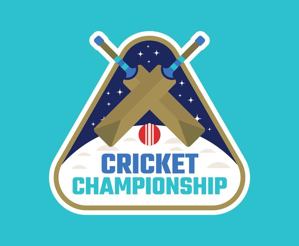 Cricket Championship vector