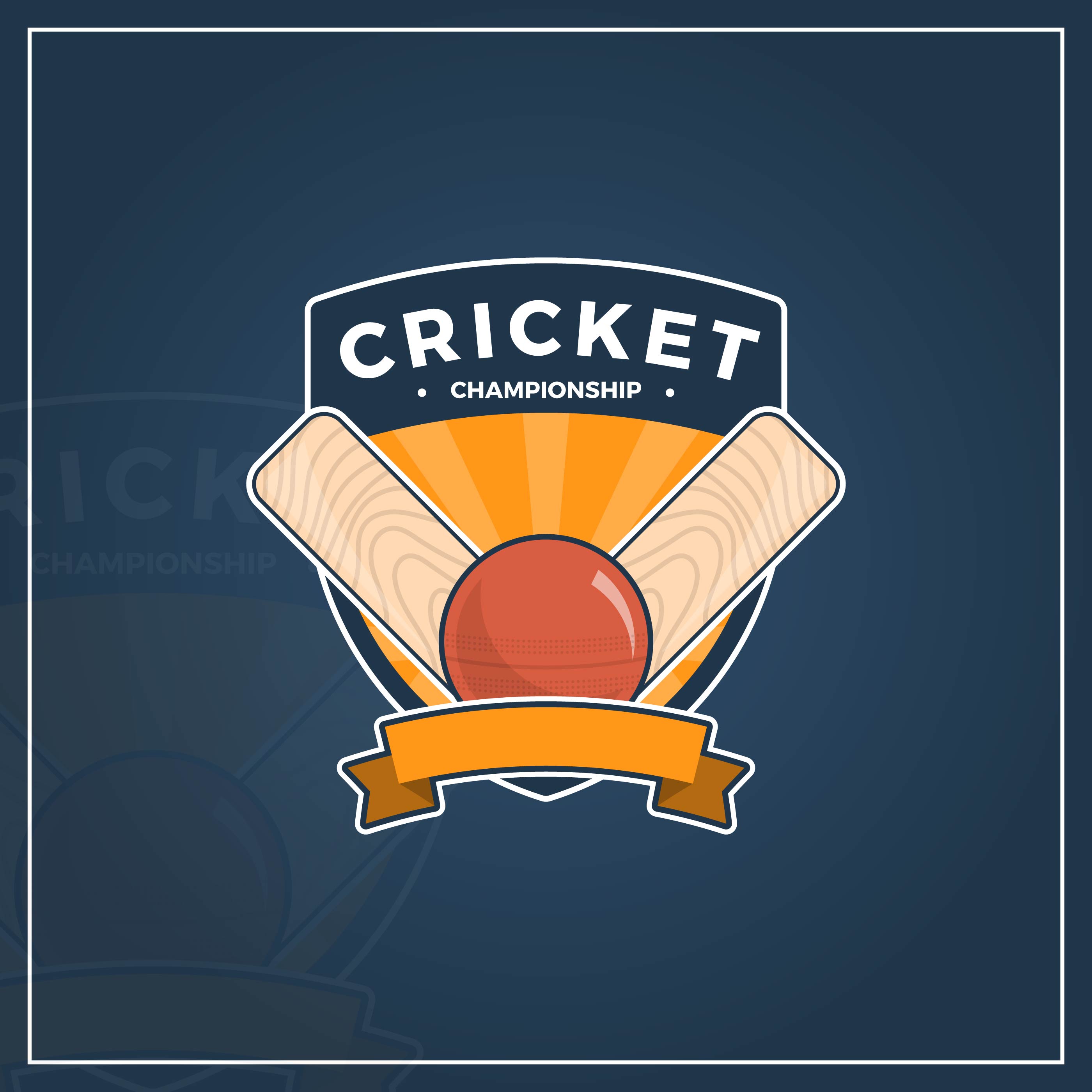 Flat National Cricket Championship 463728 Vector Art at Vecteezy