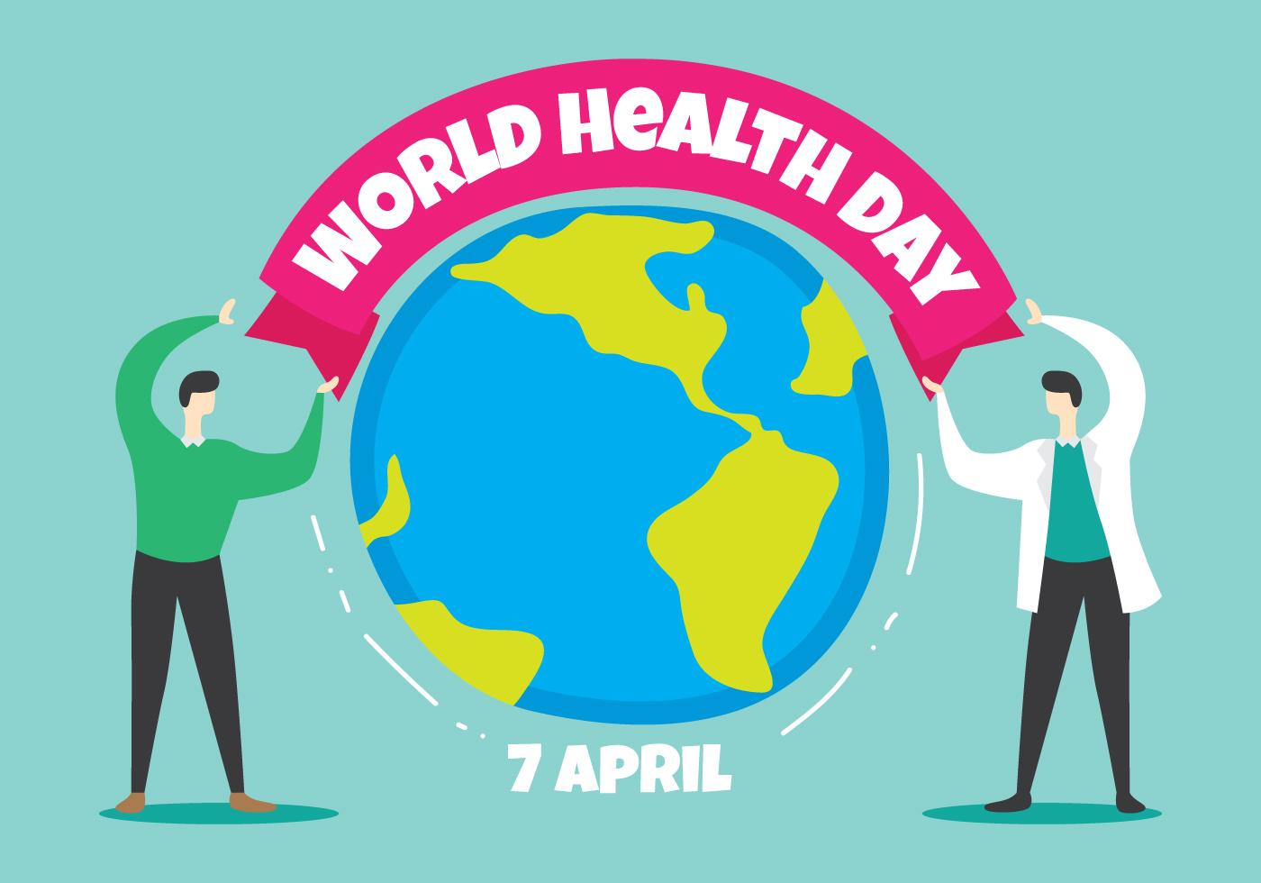World Health Day Celebration 463761 Vector Art at Vecteezy