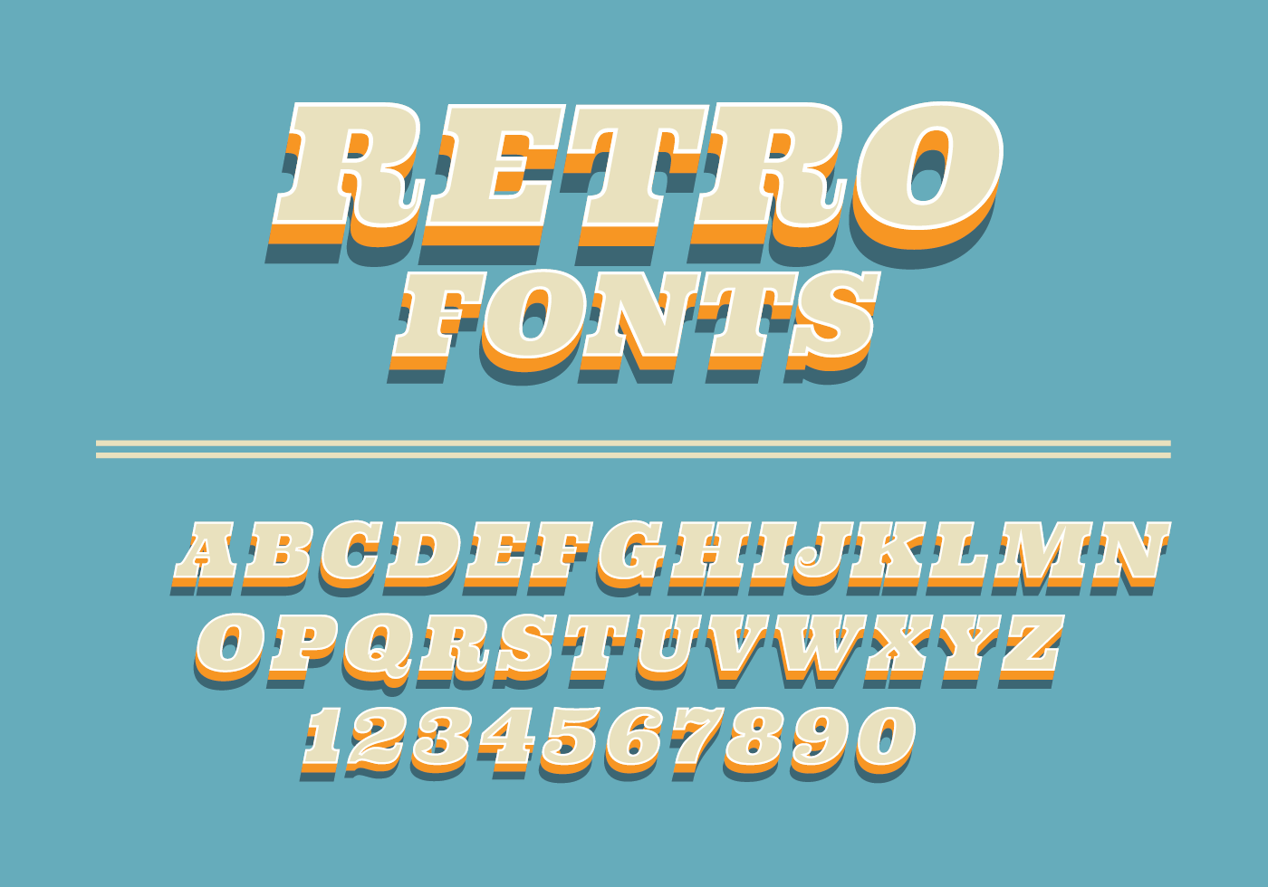 Retro Fonts