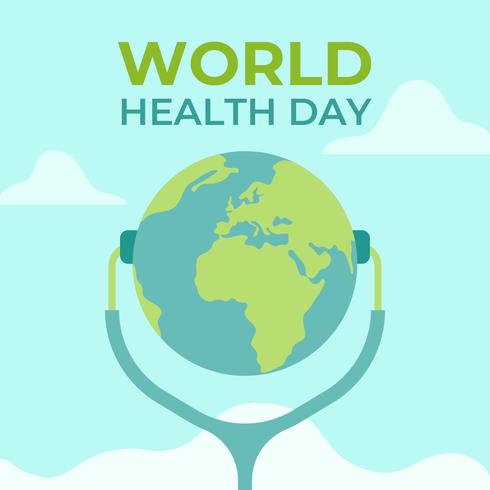 Vector Día Mundial de la Salud