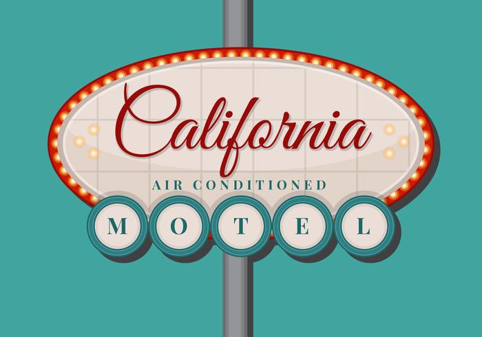 Retro Sign Vector Template