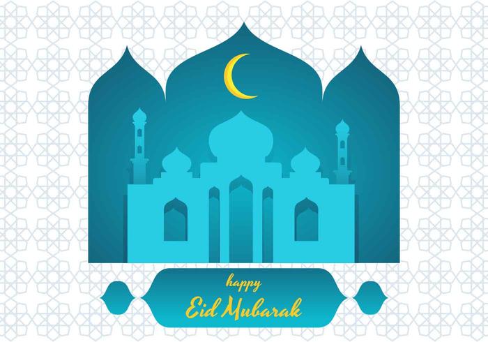 Eid Mubarak Vector Illustration