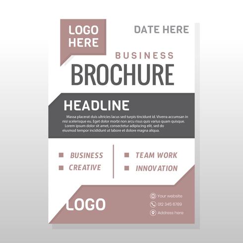 Business Brochure Design vector