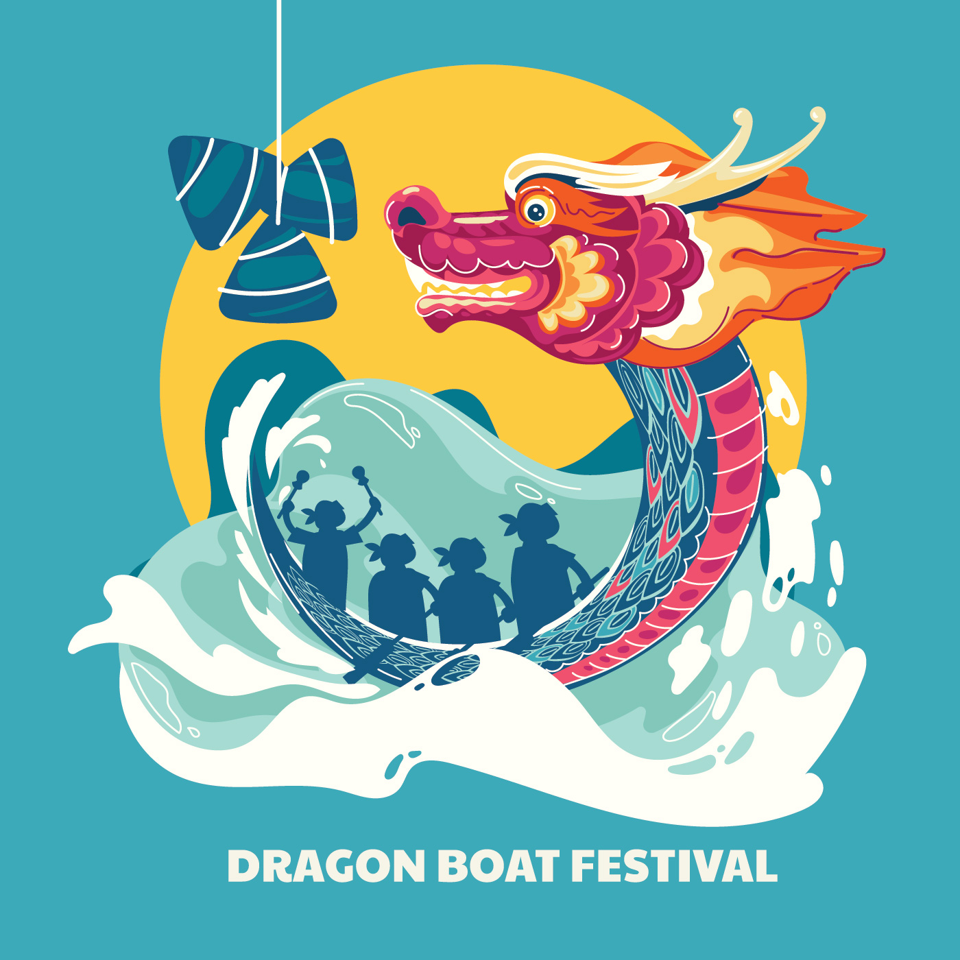 Dragon Boat Festival Illustration 463880 Vector Art at Vecteezy