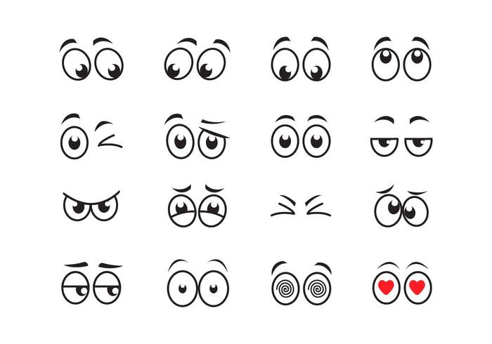 Cartoon Eyes vector