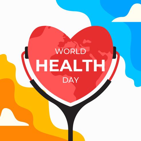 World Health Day Poster vector