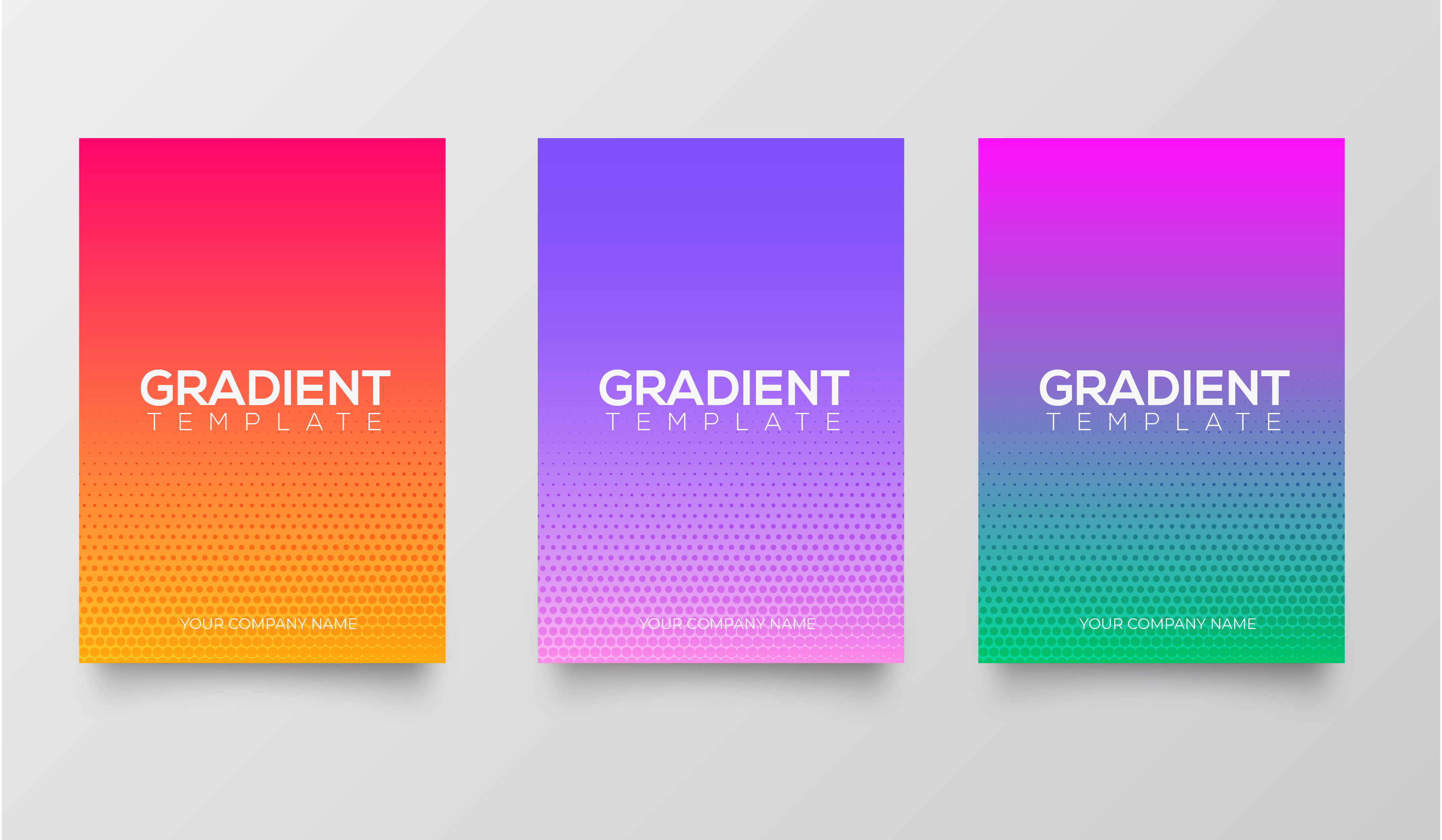  Gradient  template collection Download Free Vectors 