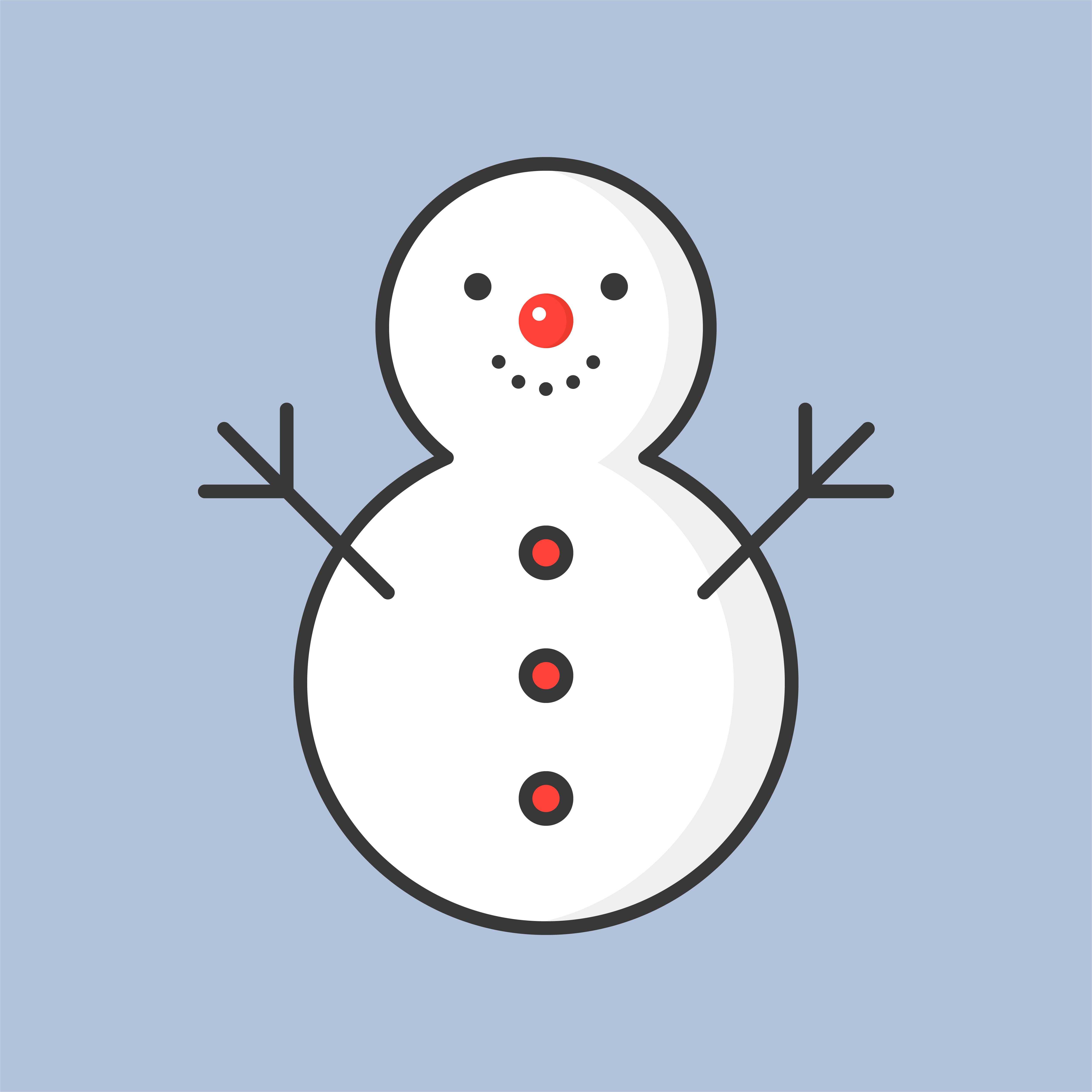 Download snowman, filled outline icon for Christmas theme 464011 ...