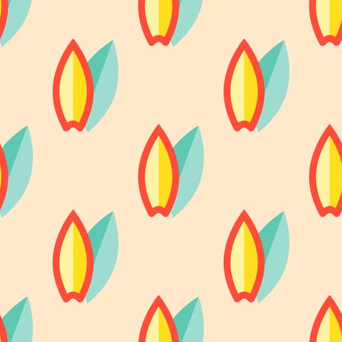 Surfboard seamless pattern for use as wrapping paper  vector
