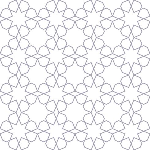 geometric seamless pattern Islamic style vector