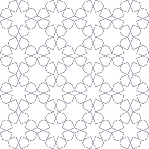 geometric seamless pattern Islamic style vector