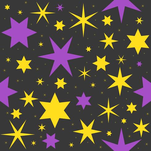 Fondo de halloween tema estrella mágica vector