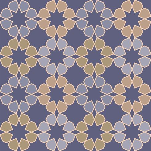 geometric seamless pattern Islamic style vector