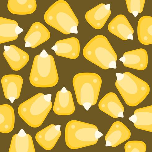 corn seamless pattern for wallpaper or wrapping paper vector